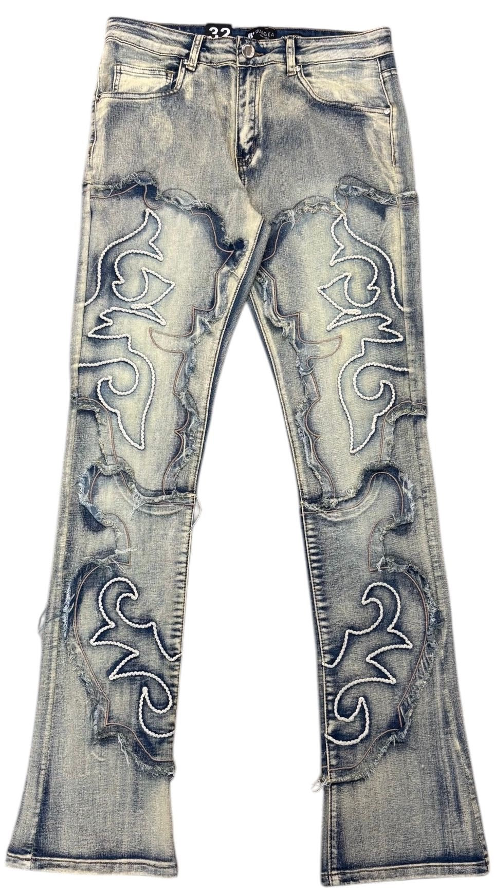 Men's Vintage Wash Stacked Denim